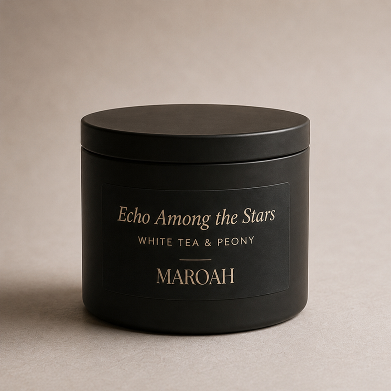 Echo Among the Stars mini candle