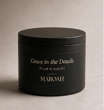 Grace in the Details mini candle